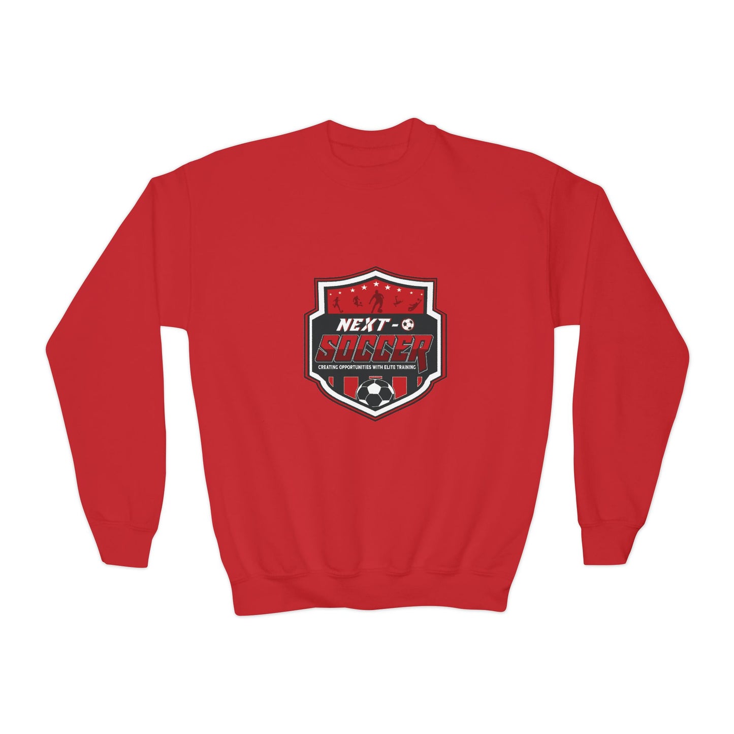Youth Crewneck Sweatshirt - "The Grind Don't Stop" Soccer Team Pullover