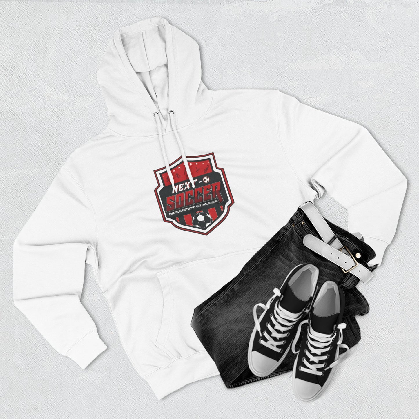Hoodie - "Who's Next" Soccer Graphic Fleece Hoodie