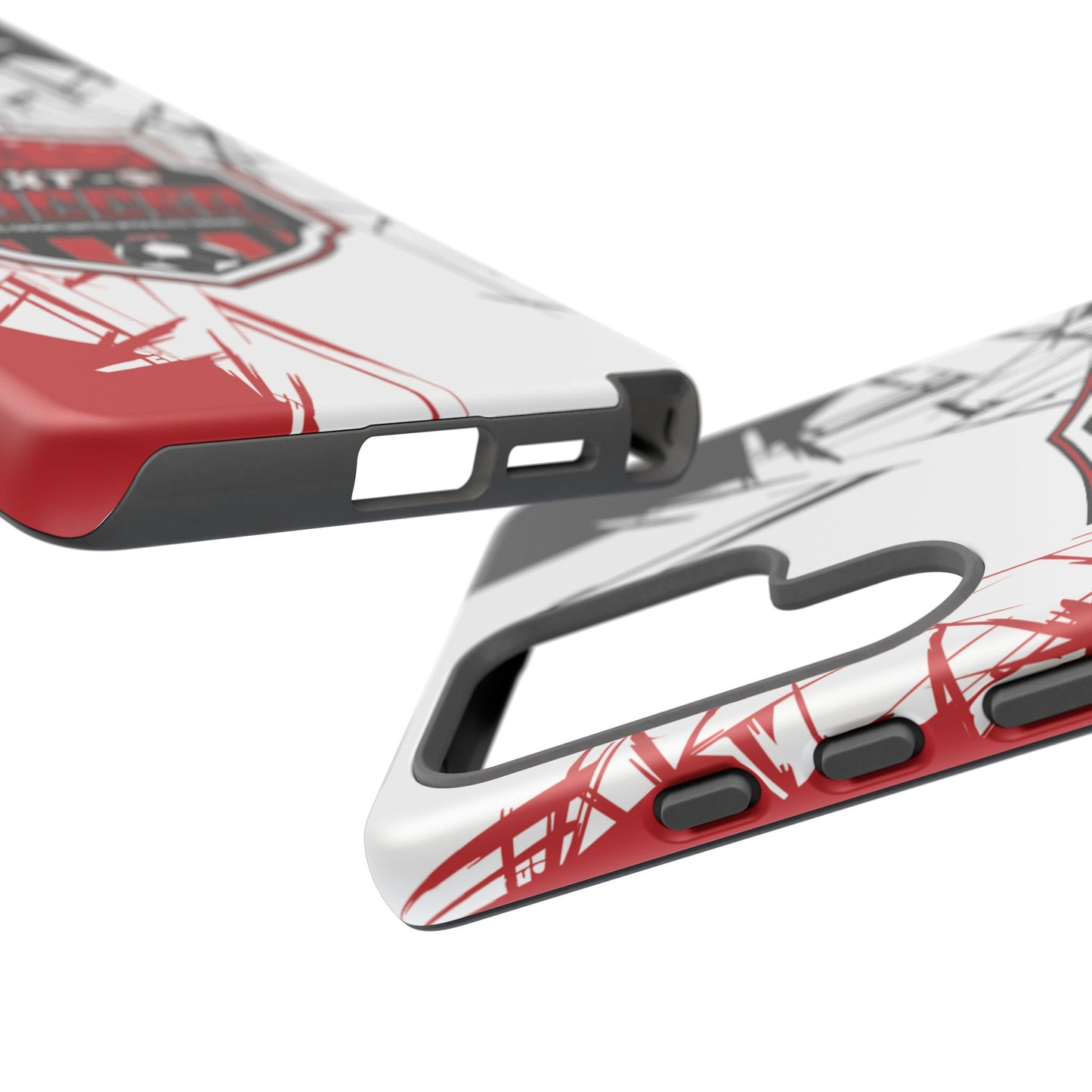 Phone Case — 'Next O Soccer' Red & Black Athletic Protective Cover