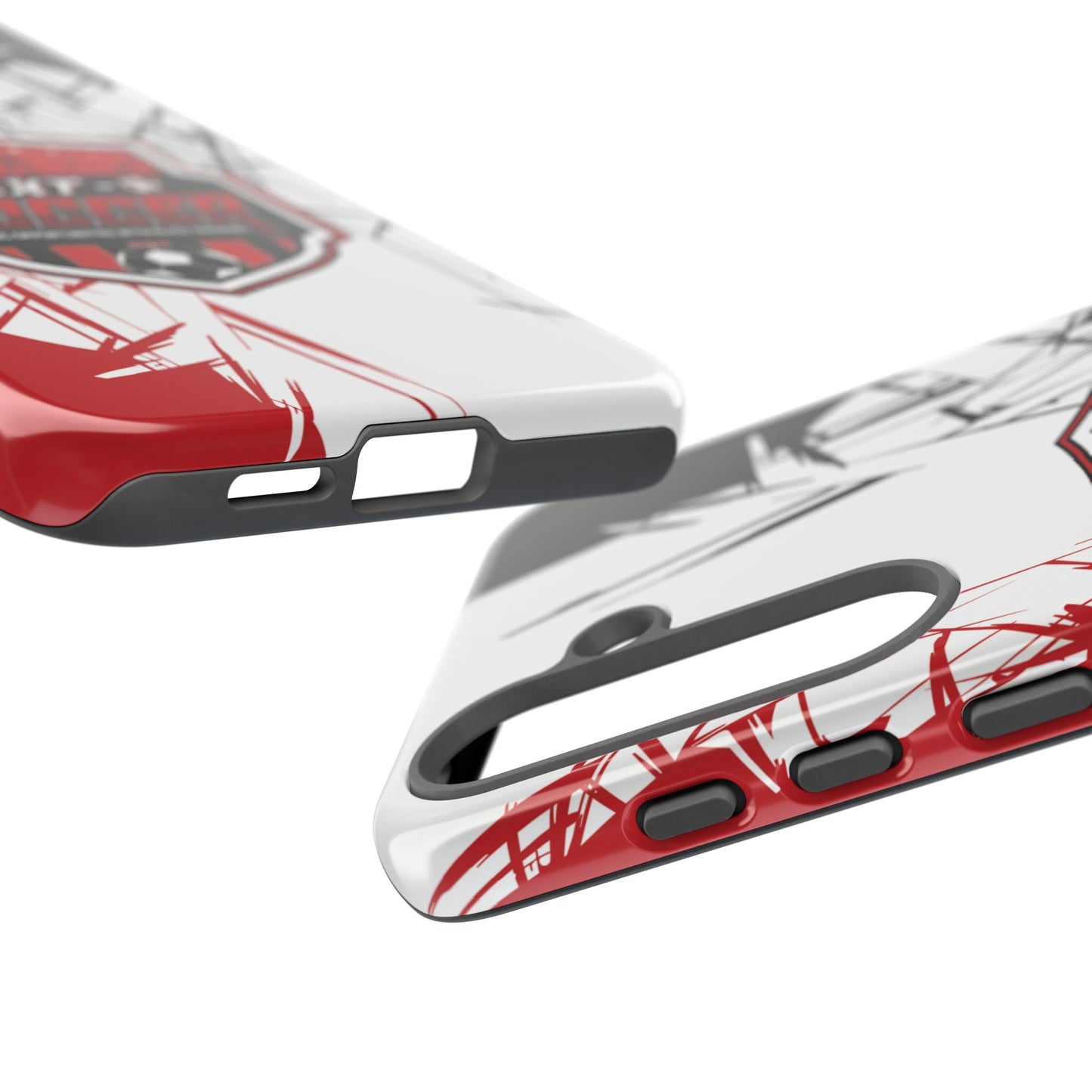 Phone Case — 'Next O Soccer' Red & Black Athletic Protective Cover