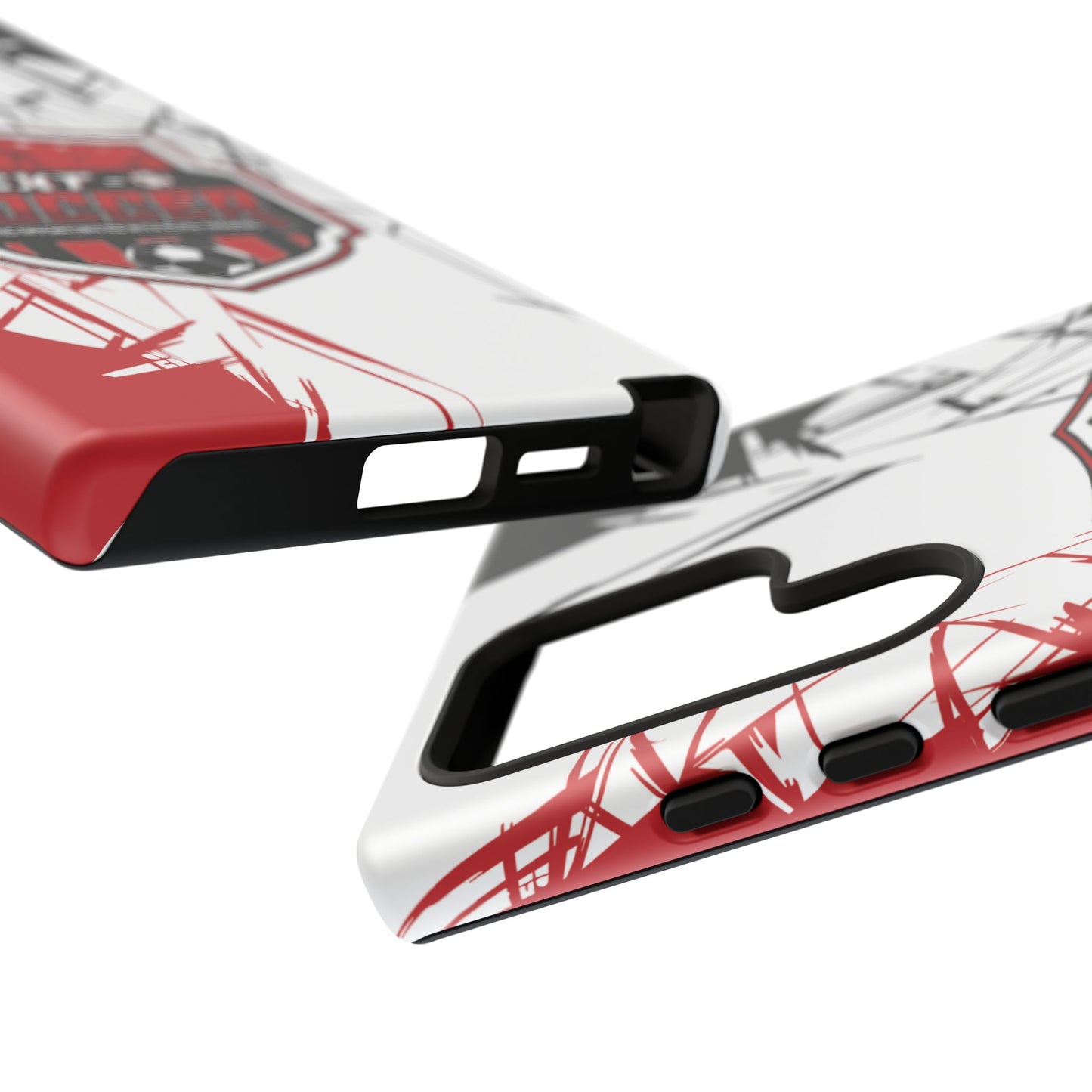 Phone Case — 'Next O Soccer' Red & Black Athletic Protective Cover