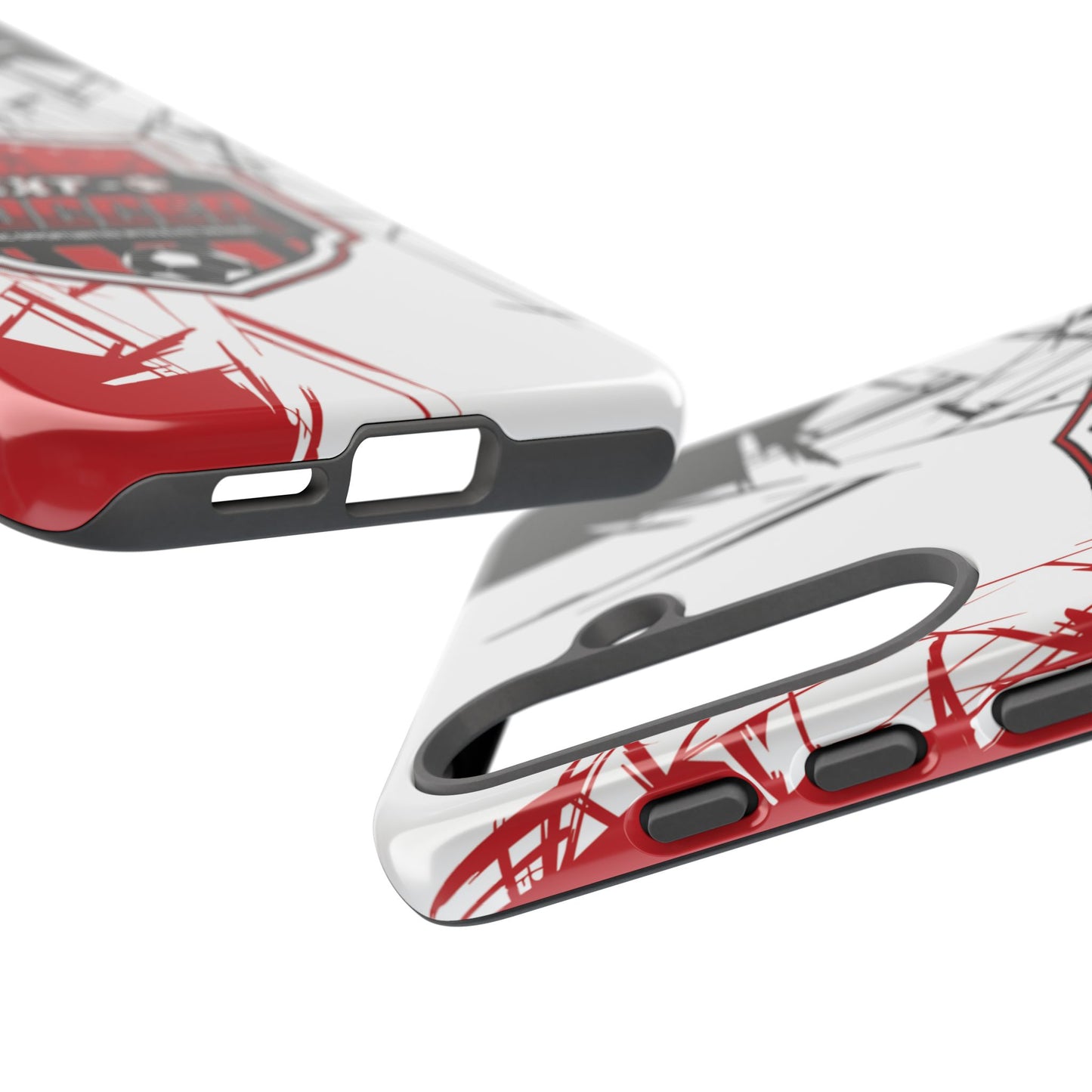 Phone Case — 'Next O Soccer' Red & Black Athletic Protective Cover