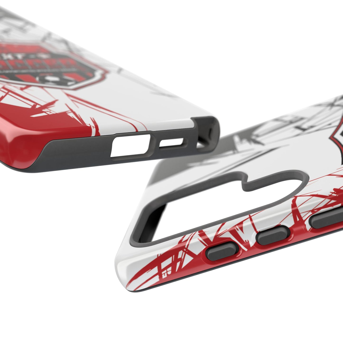 Phone Case — 'Next O Soccer' Red & Black Athletic Protective Cover