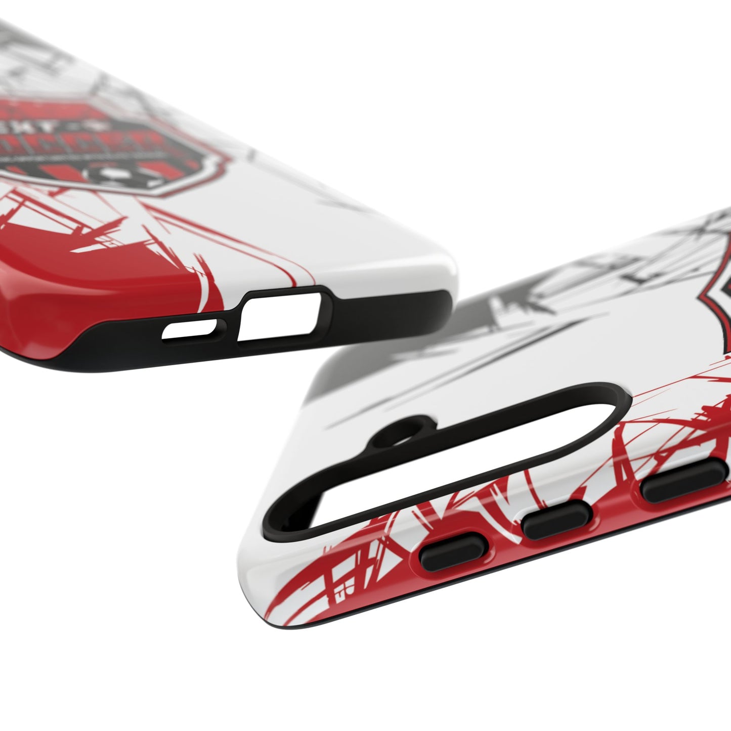 Phone Case — 'Next O Soccer' Red & Black Athletic Protective Cover