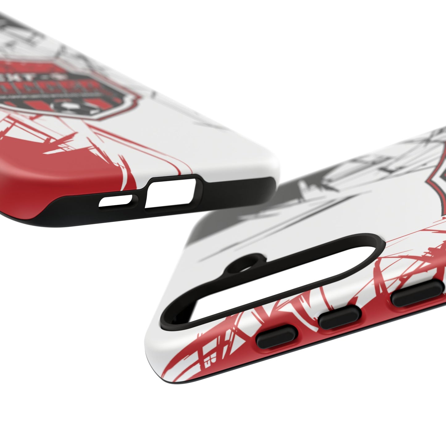 Phone Case — 'Next O Soccer' Red & Black Athletic Protective Cover