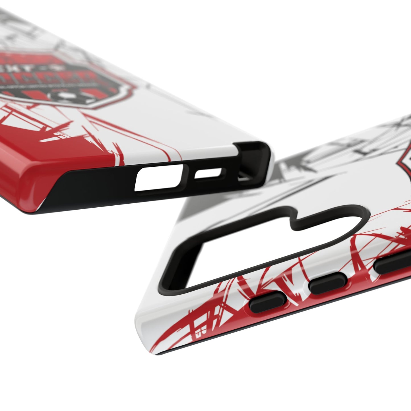 Phone Case — 'Next O Soccer' Red & Black Athletic Protective Cover